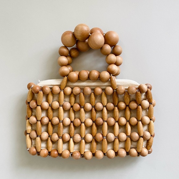 cult gaia Handbags - Cult Gaia Beaded Cora Bag